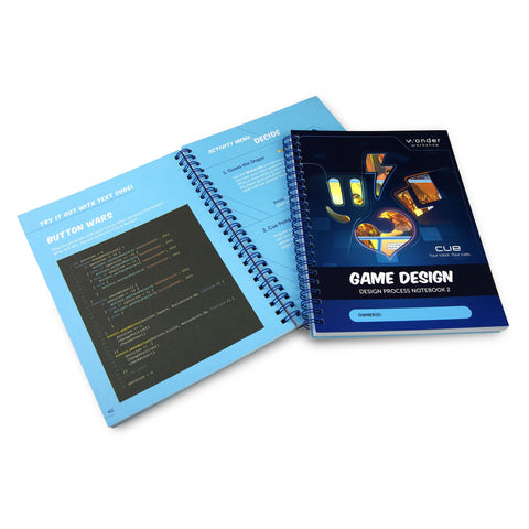  Student Design Process Notebooks - Unit 2: Game Design, Applied Robotics Curriculum